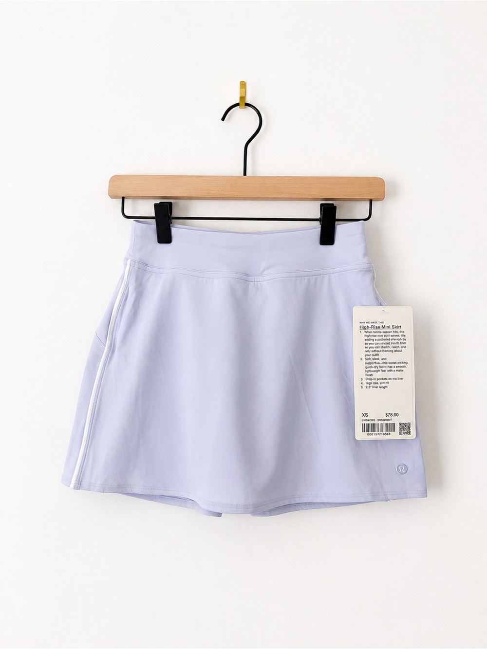lululemon athletica Light Lavender Athletic Skort